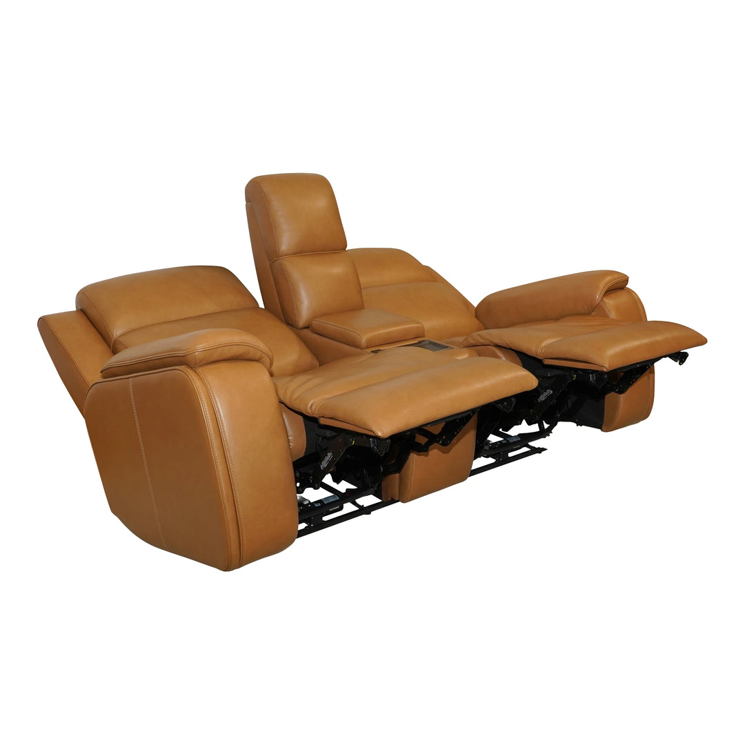 Ziggy Power Reclining Loveseat with Console Living Room Flexsteel