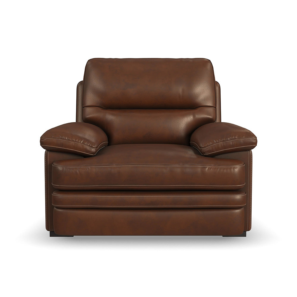 David Leather Chair Living Room Flexsteel   