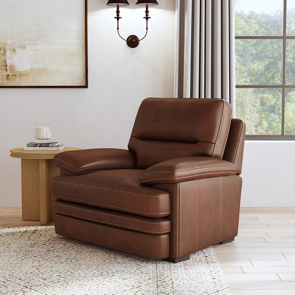 David Leather Chair Living Room Flexsteel   