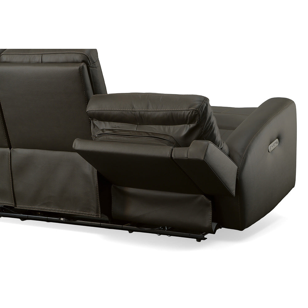 Jarvis Power Reclining Sofa with Power Headrests Living Room Flexsteel   