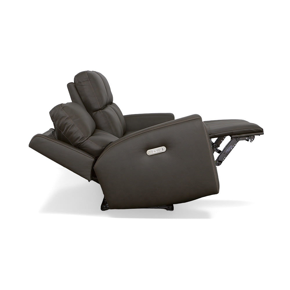 Jarvis Power Reclining Sofa with Power Headrests Living Room Flexsteel   