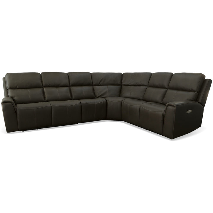 Jarvis Power Reclining Sectional Living Room Flexsteel   