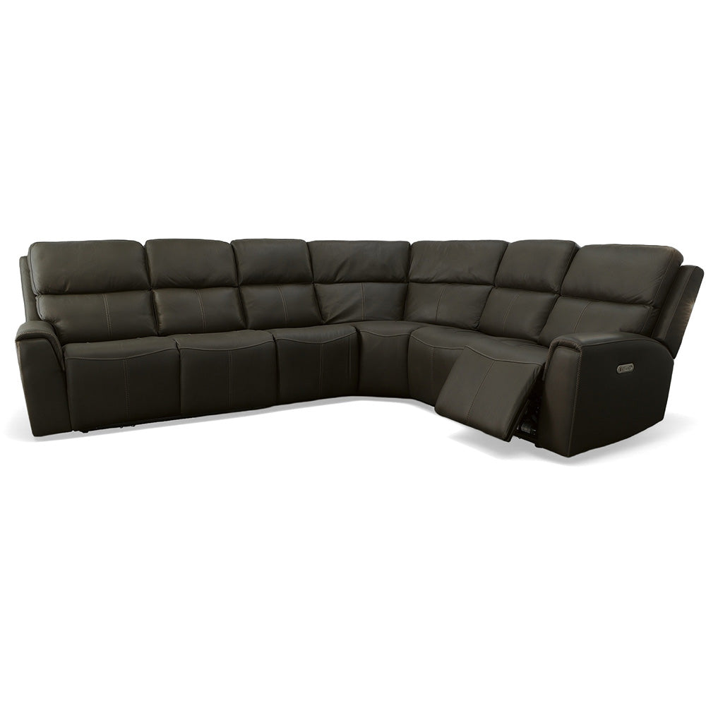 Jarvis Power Reclining Sectional Living Room Flexsteel   