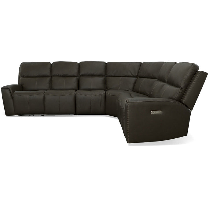 Jarvis Power Reclining Sectional Living Room Flexsteel   