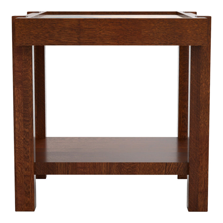 Durant Inset Copper Side Table Living Room Stickley