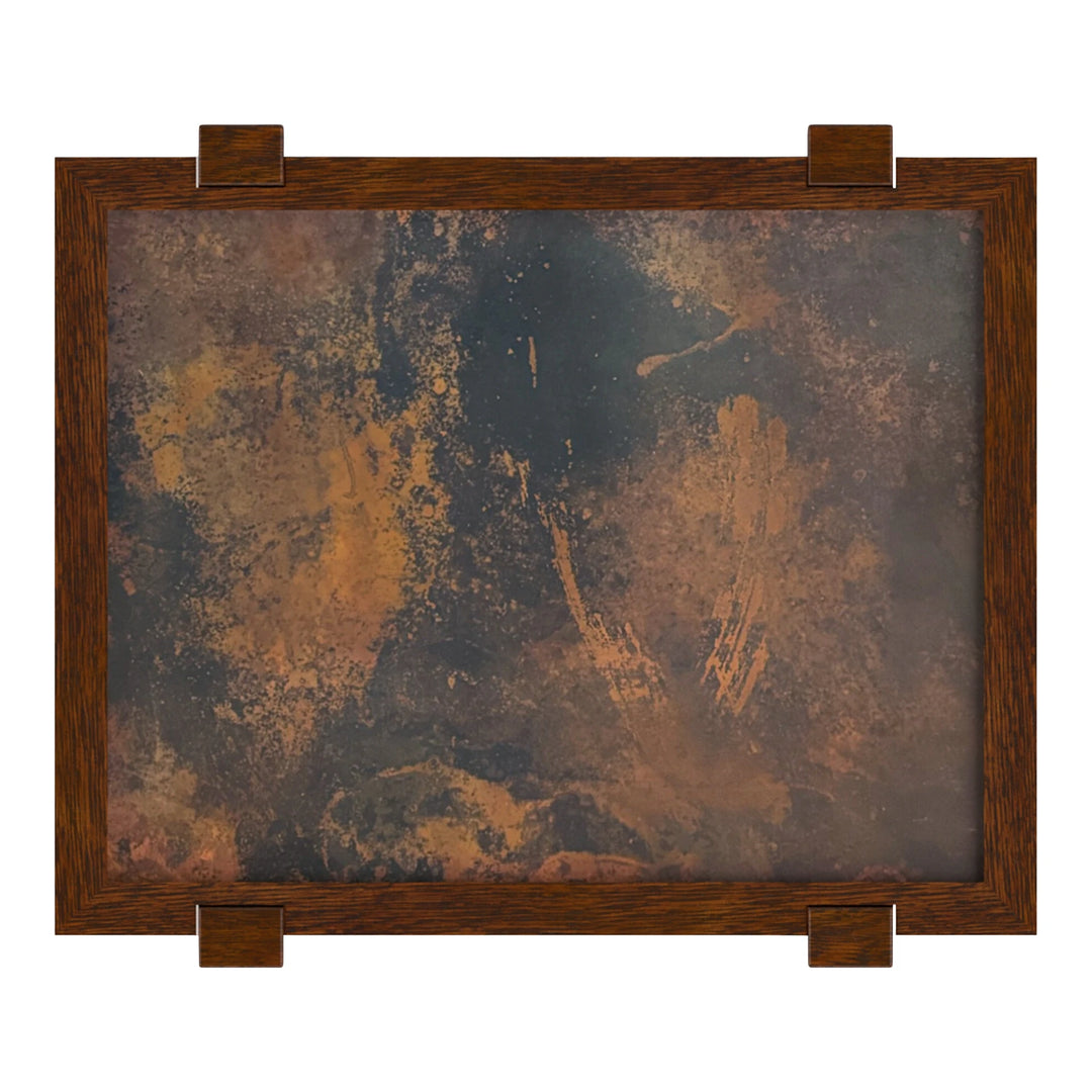 Durant Inset Copper Side Table Living Room Stickley