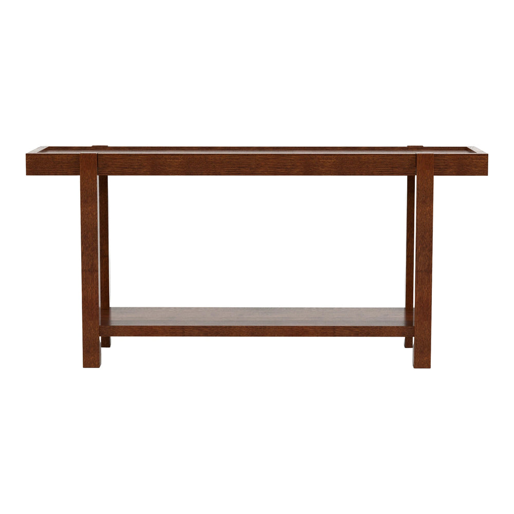 Durant Wood-Top Console Table Living Room Stickley