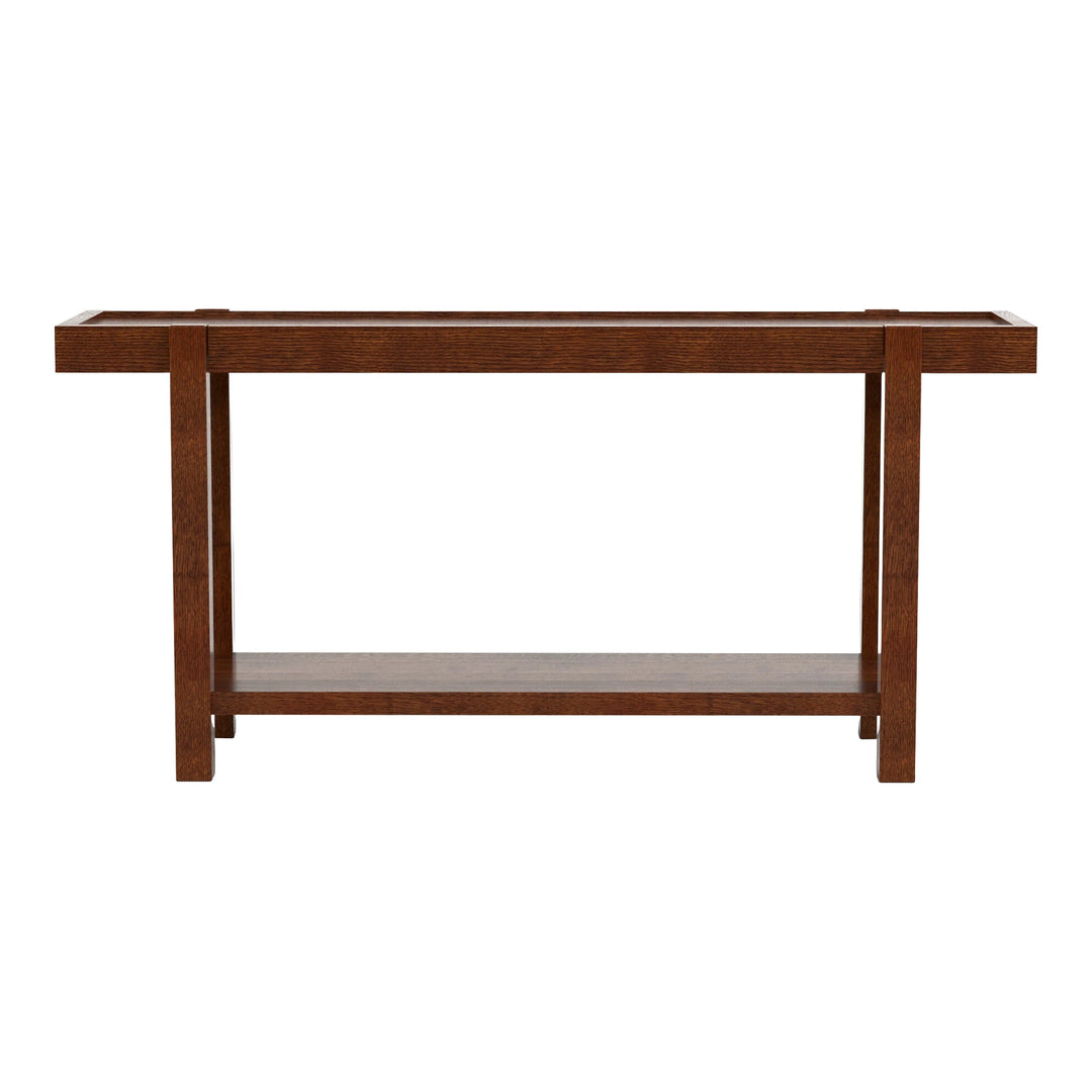 Durant Wood-Top Console Table Living Room Stickley