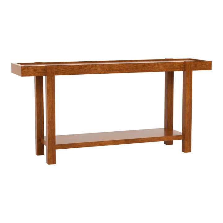 Durant Wood-Top Console Table Living Room Stickley Aurora