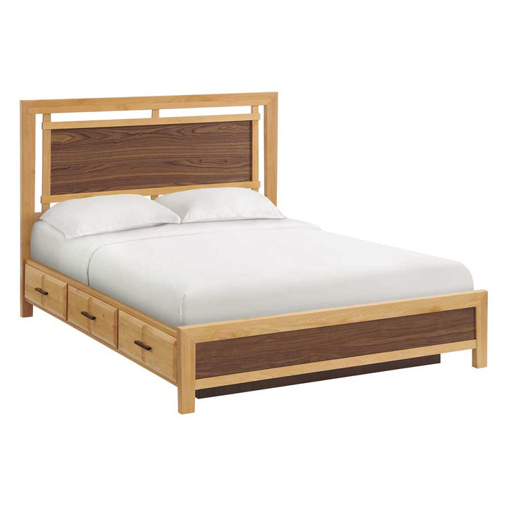 Addison Queen Panel Storage Bed Bedroom Whittier Wood