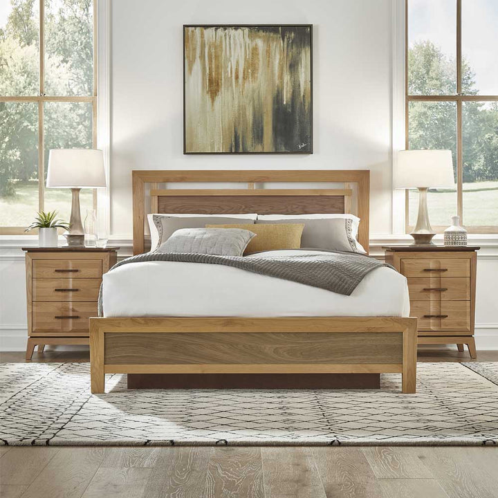 Addison Queen Panel Storage Bed Bedroom Whittier Wood