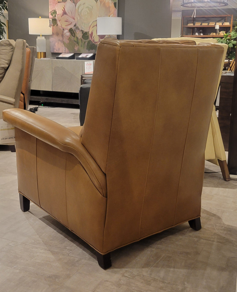 Ghent High Back Recliner, Kismet Camel Living Room Hancock & Moore