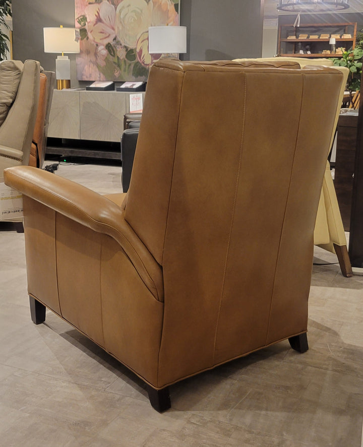 Ghent High Back Recliner, Kismet Camel Living Room Hancock & Moore