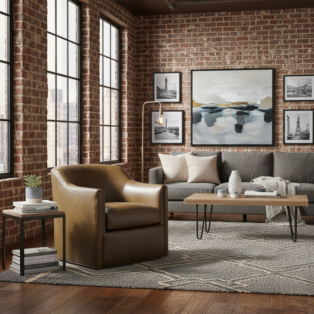 Gordon Tight Back Glider Living Room Hancock & Moore