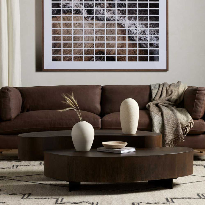 Avett Coffee Table, Smoked Guanacaste Living Room Four Hands