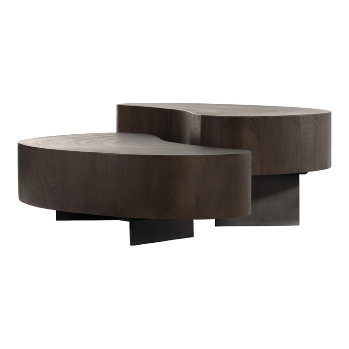 Avett Coffee Table, Smoked Guanacaste Living Room Four Hands