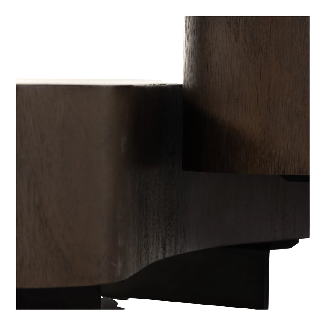 Avett Coffee Table, Smoked Guanacaste Living Room Four Hands