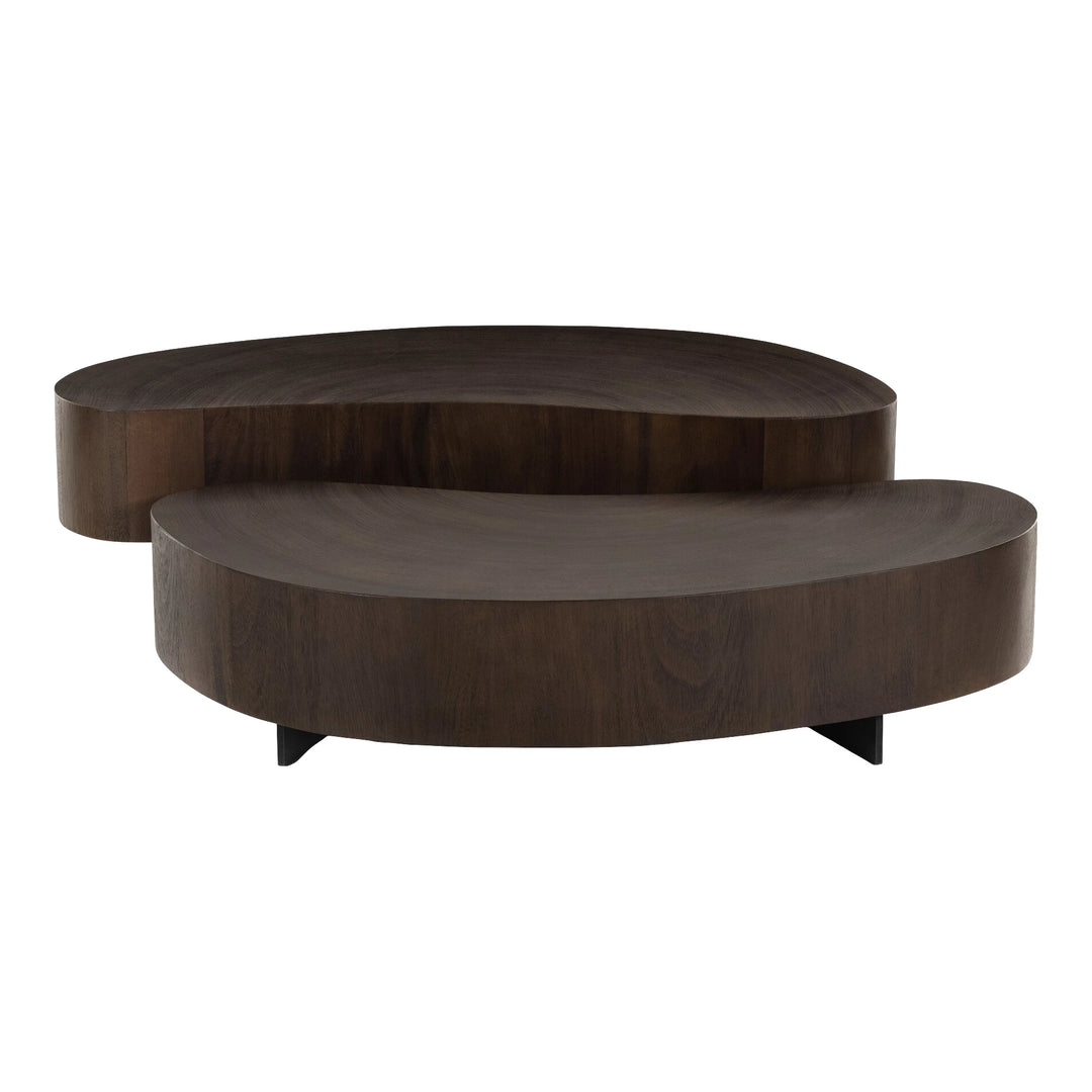 Avett Coffee Table, Smoked Guanacaste Living Room Four Hands