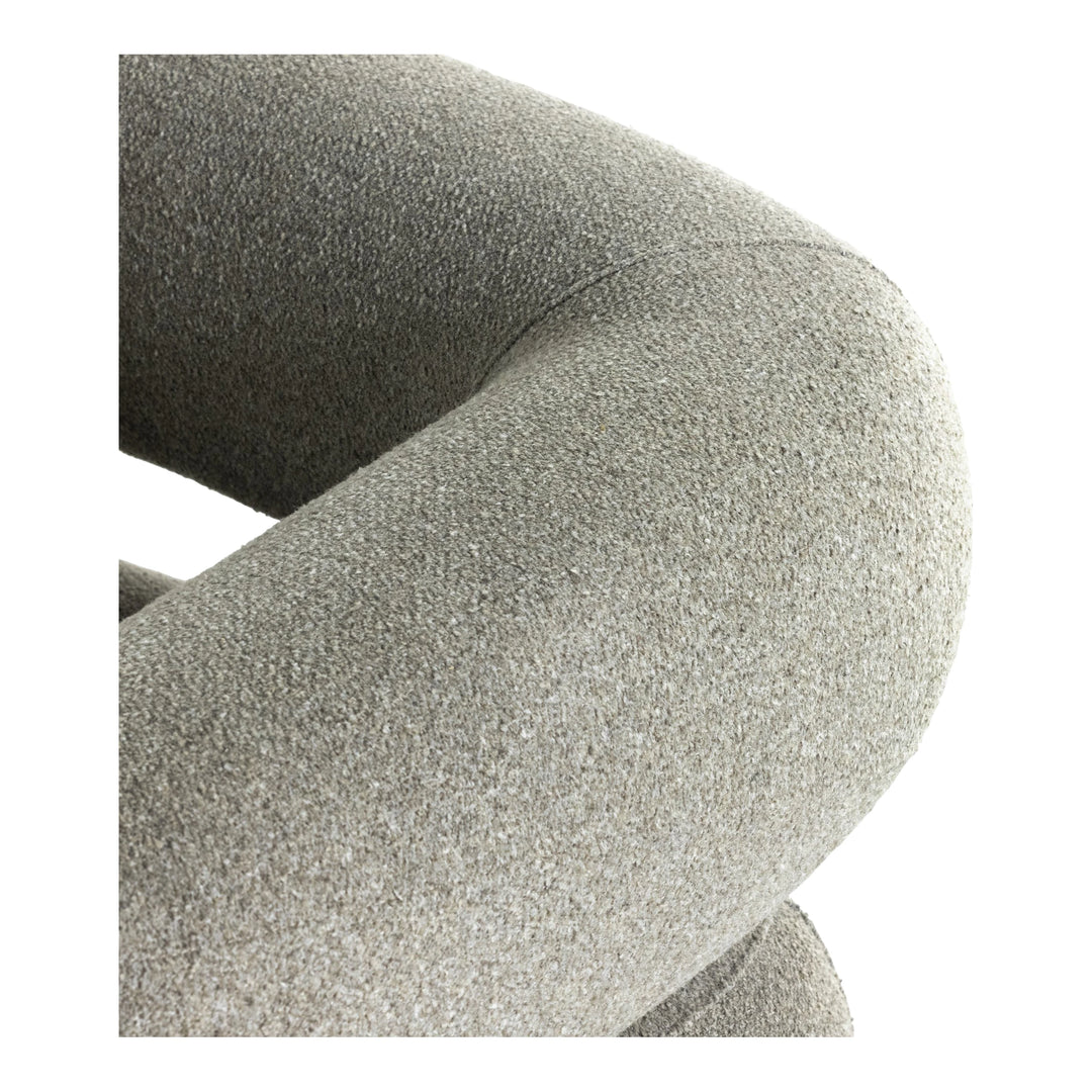 Gareth Swivel Chair, Torrance Silver Living Room Four Hands