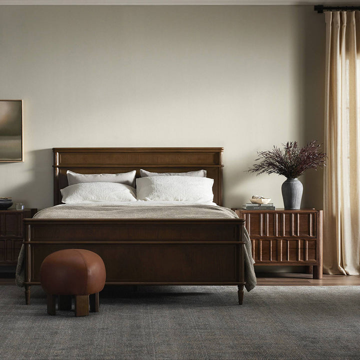 Toulouse Bed, Toasted Oak Bedroom Four Hands   