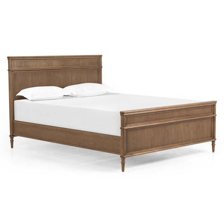 Toulouse Bed, Toasted Oak Bedroom Four Hands Queen  