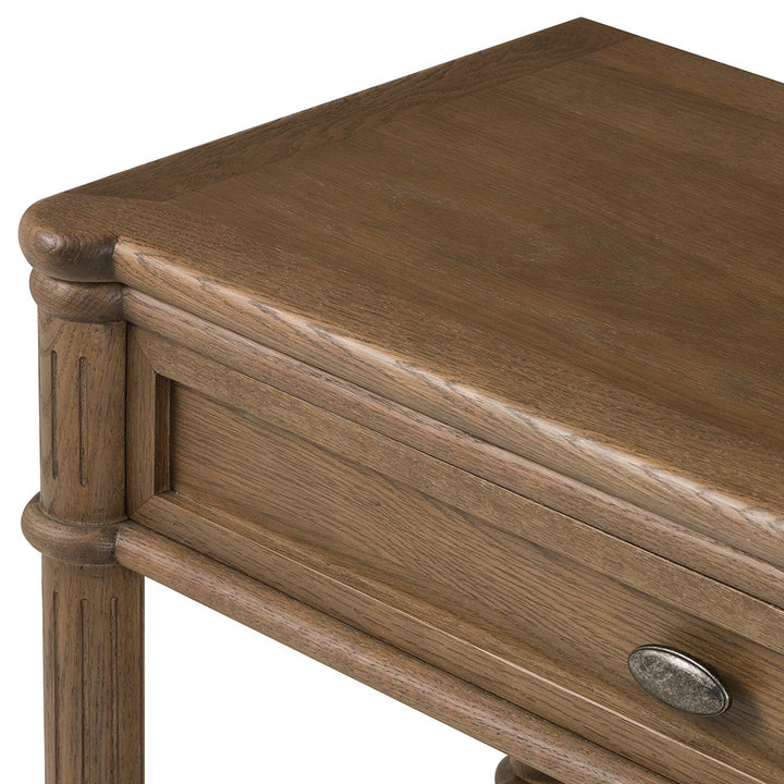 Toulouse Nightstand, Toasted Oak Bedroom Four Hands   