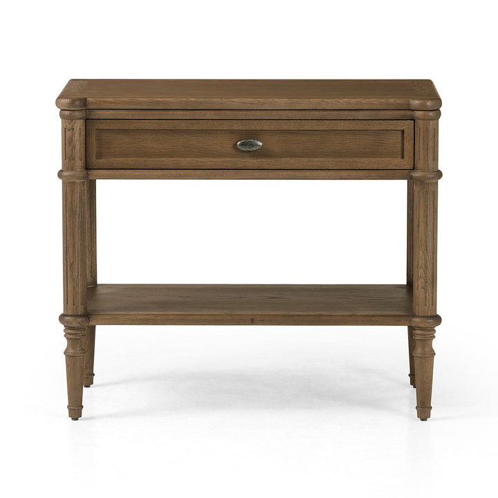 Toulouse Nightstand, Toasted Oak Bedroom Four Hands   