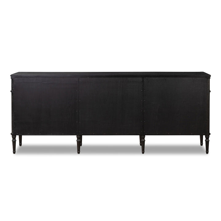 Toulouse 9 Drawer Dresser, Distressed Black Bedroom Four Hands   