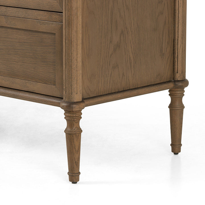 Toulouse 6 Drawer Dresser, Toasted Oak Bedroom Four Hands   