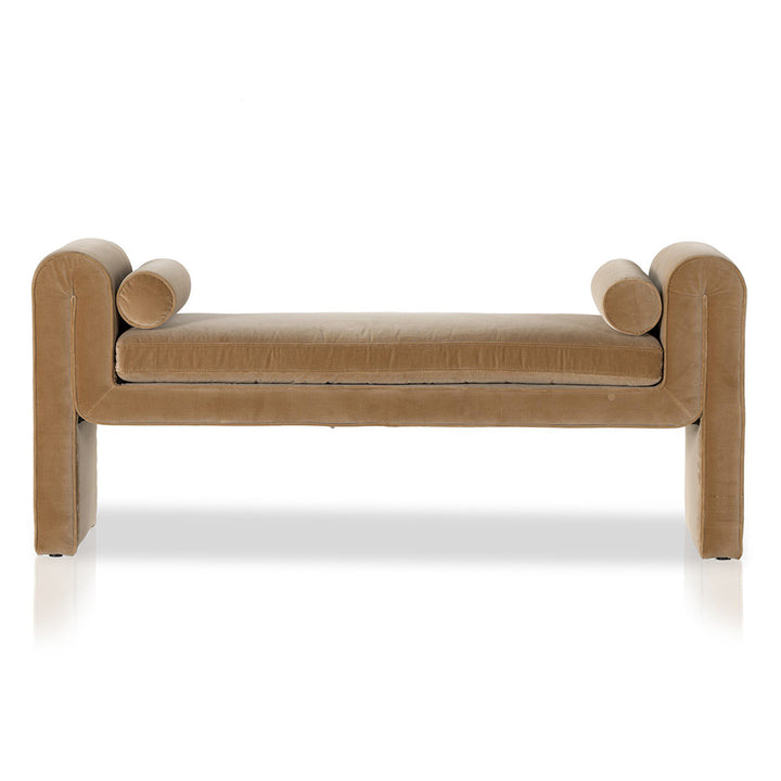 Mitchell Accent Bench, Surrey Camel Living Room Four Hands   