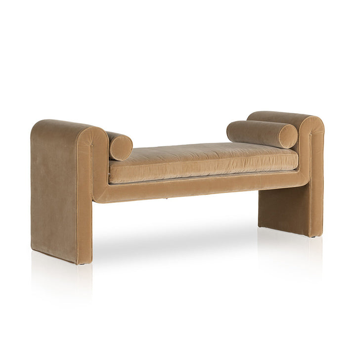 Mitchell Accent Bench, Surrey Camel Living Room Four Hands   