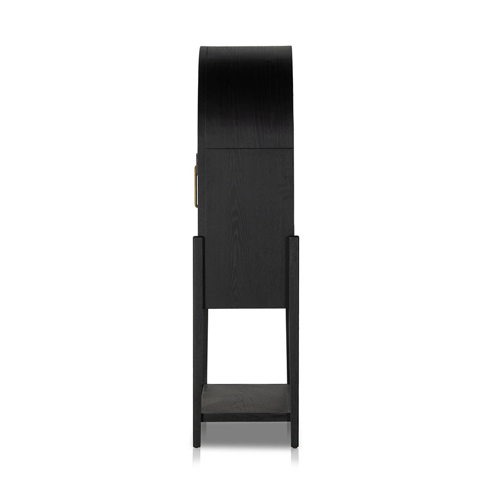 Tolle Bar Cabinet, Drifted Matte Black Dining Room Four Hands   