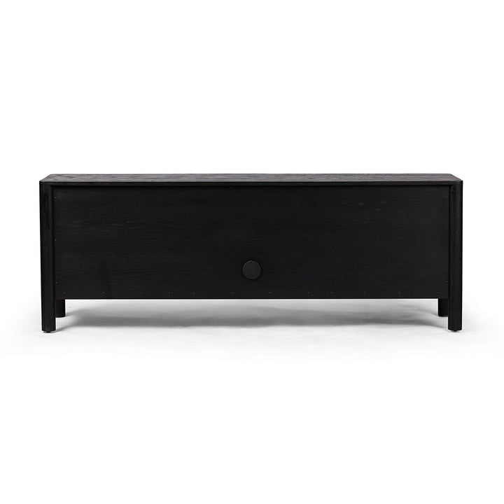 Pollard Media Console, Brushed Ebony Living Room Four Hands   