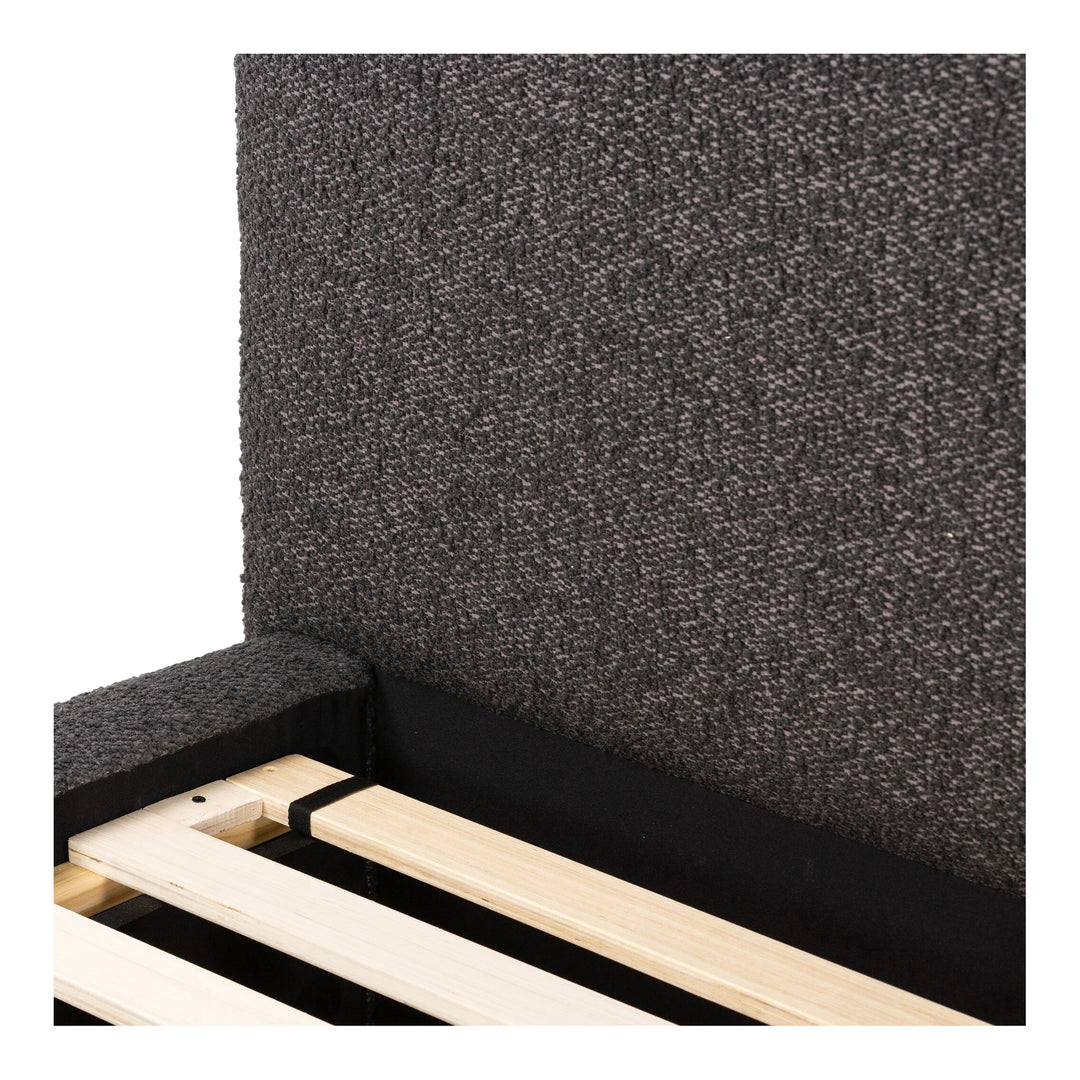 Quincy Bed, Lisbon Charcoal Bedroom Four Hands