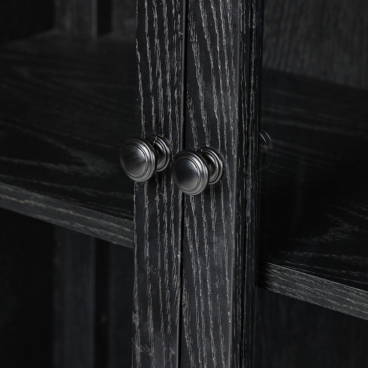 Pollard Cabinet, Brushed Ebony Dining Room Four Hands   