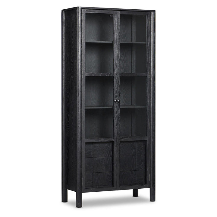 Pollard Cabinet, Brushed Ebony Dining Room Four Hands   