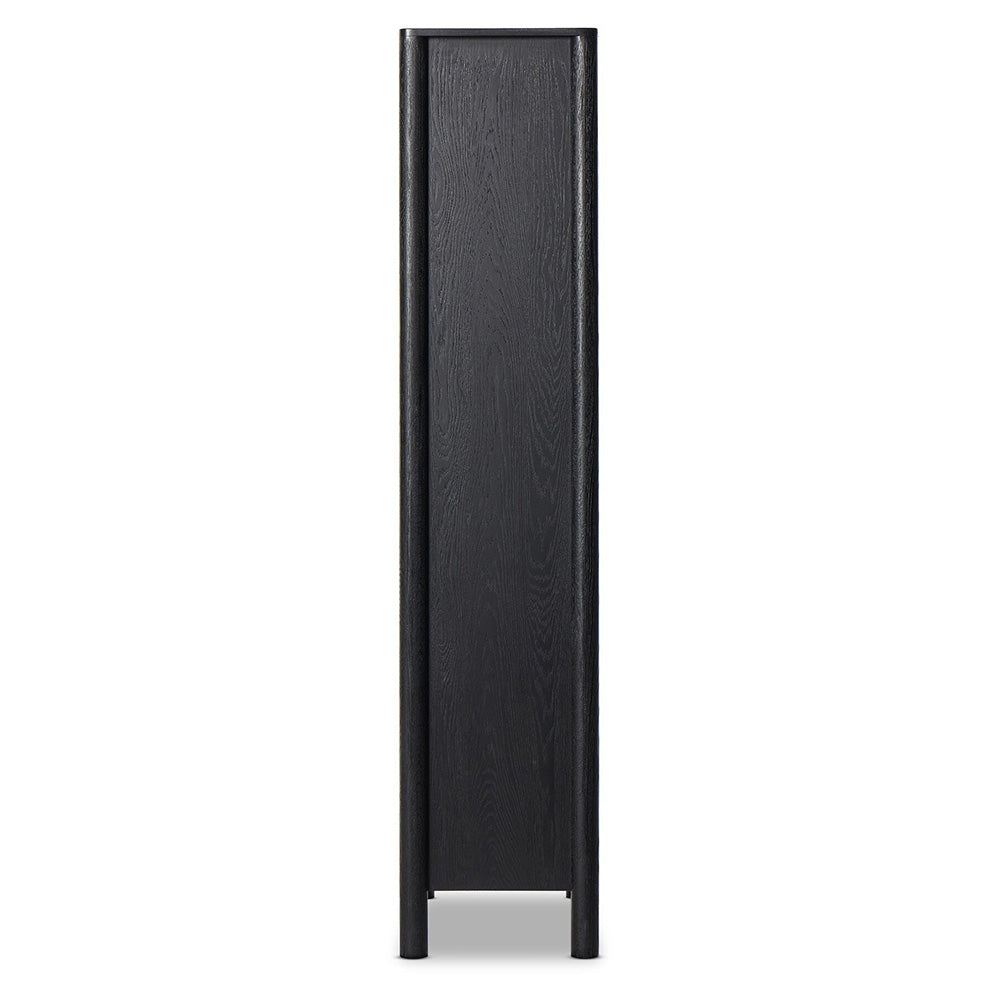 Pollard Cabinet, Brushed Ebony Dining Room Four Hands   