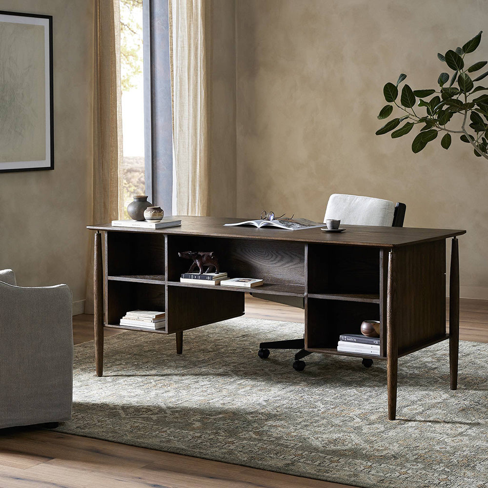 Markia Executive Desk Home Office Four Hands   