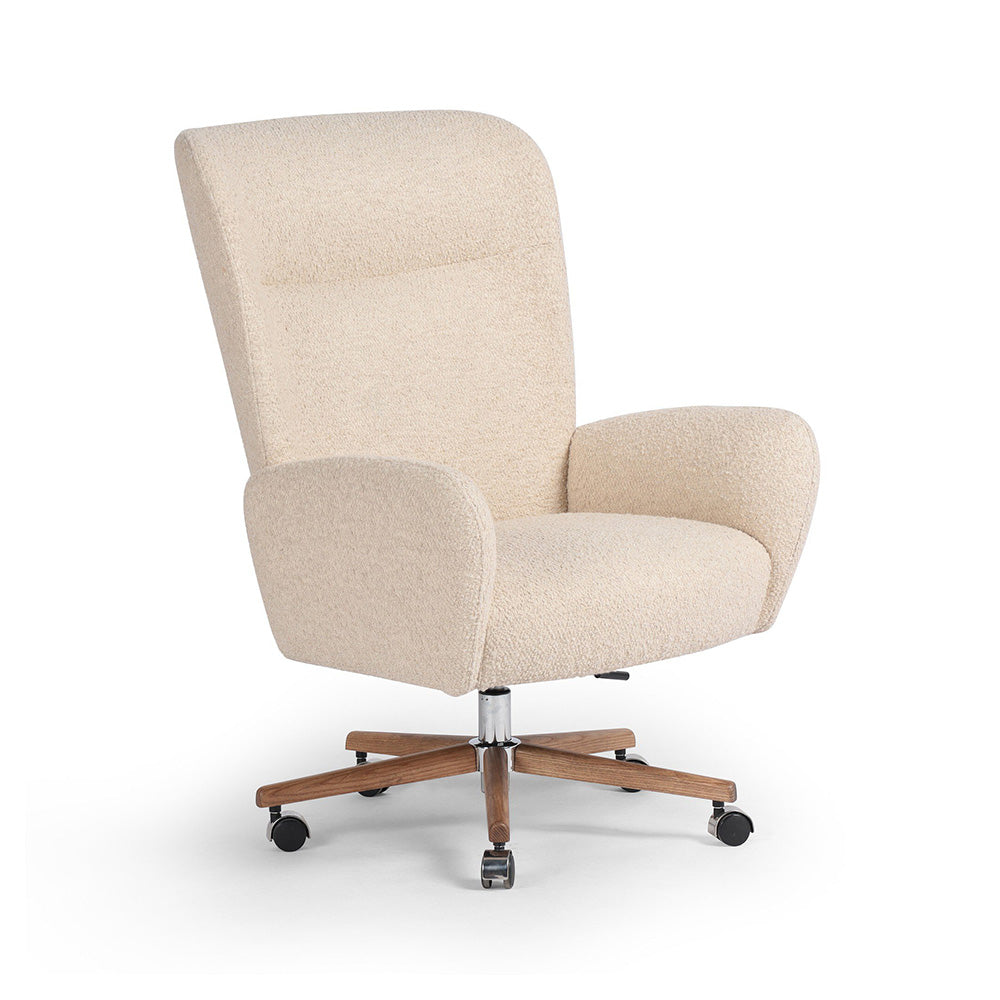 Cade Desk Chair, Lisbon Cream Home Office Four Hands   