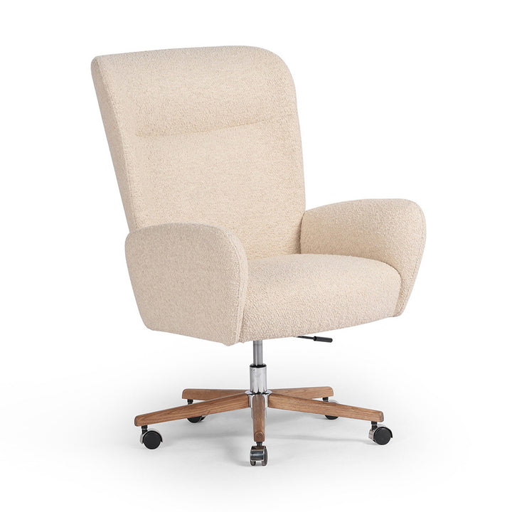 Cade Desk Chair, Lisbon Cream Home Office Four Hands   