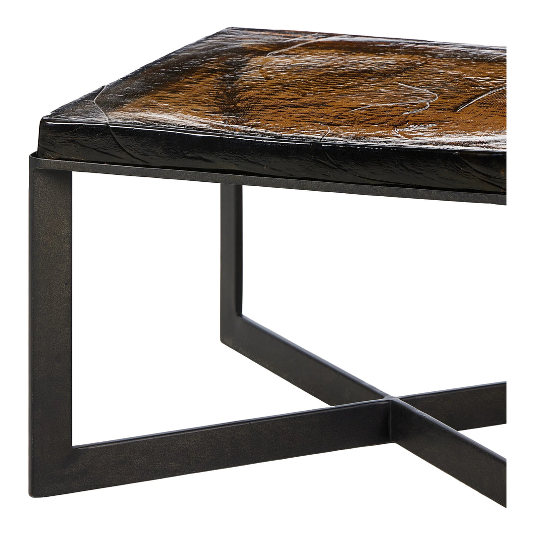 Lennie Cast Glass Bunching Table Living Room Four Hands