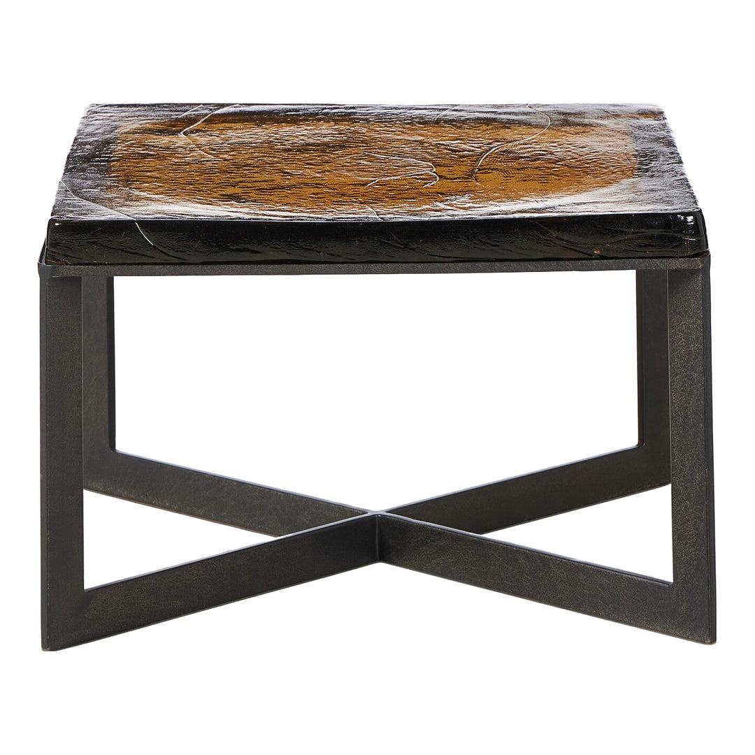 Lennie Cast Glass Bunching Table Living Room Four Hands