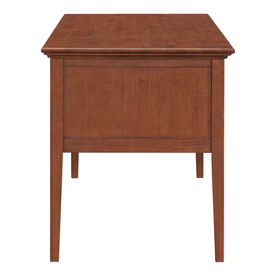 McKenzie 4-Drawer Desk Home Office Whittier Wood
