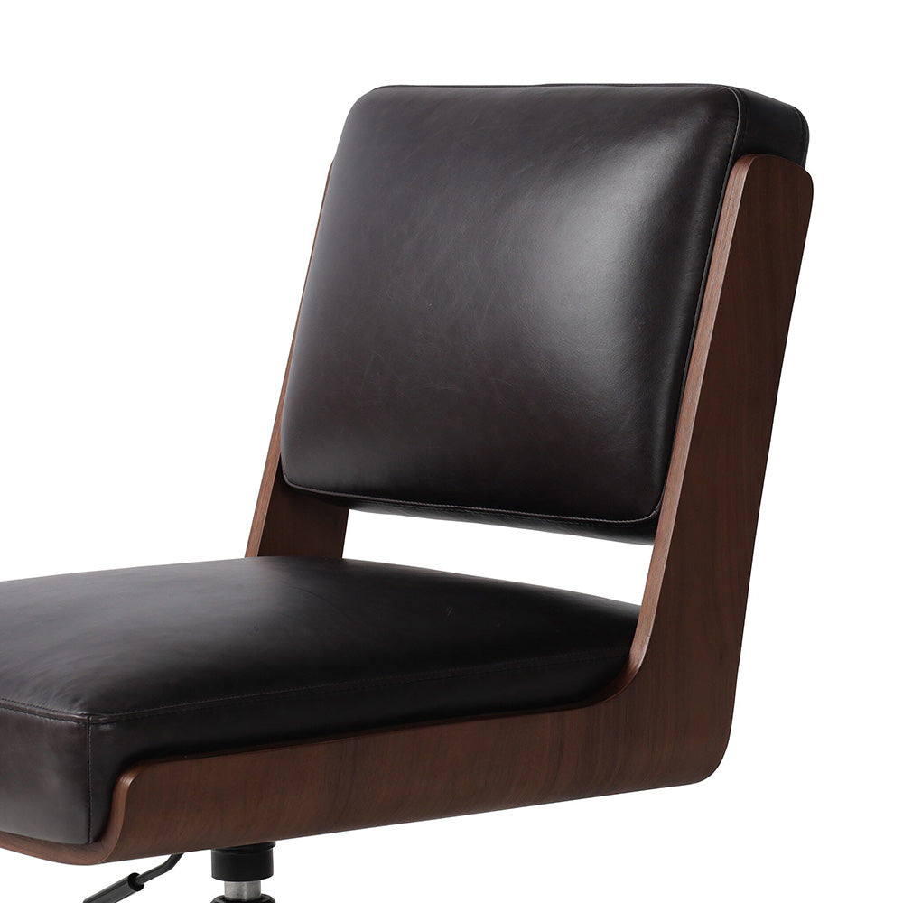 Landon Armless Desk Chair Home Office Four Hands   