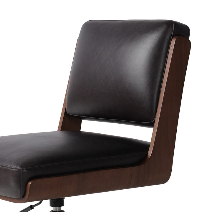 Landon Armless Desk Chair Home Office Four Hands   