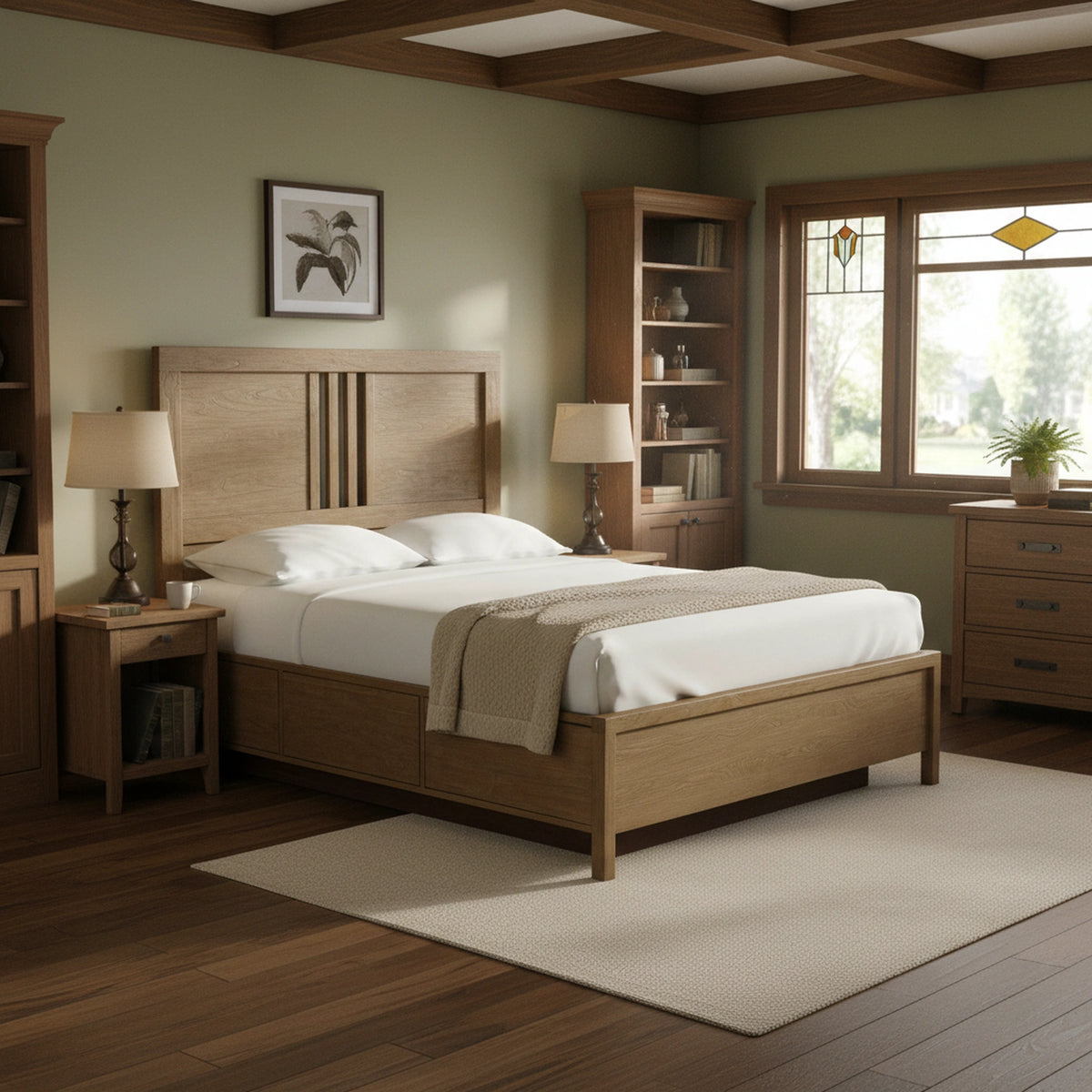 Bailey Queen Storage Bed Bedroom Whittier Wood
