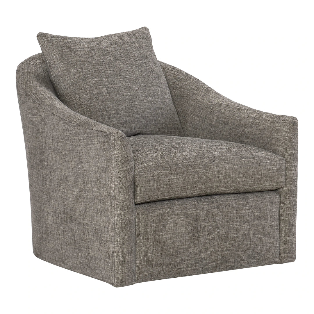Lee 2996 Swivel Chair Living Room Lee Industries Oxford Flint