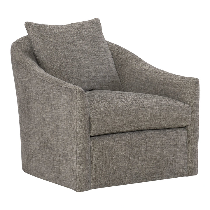 Lee 2996 Swivel Chair Living Room Lee Industries Oxford Flint