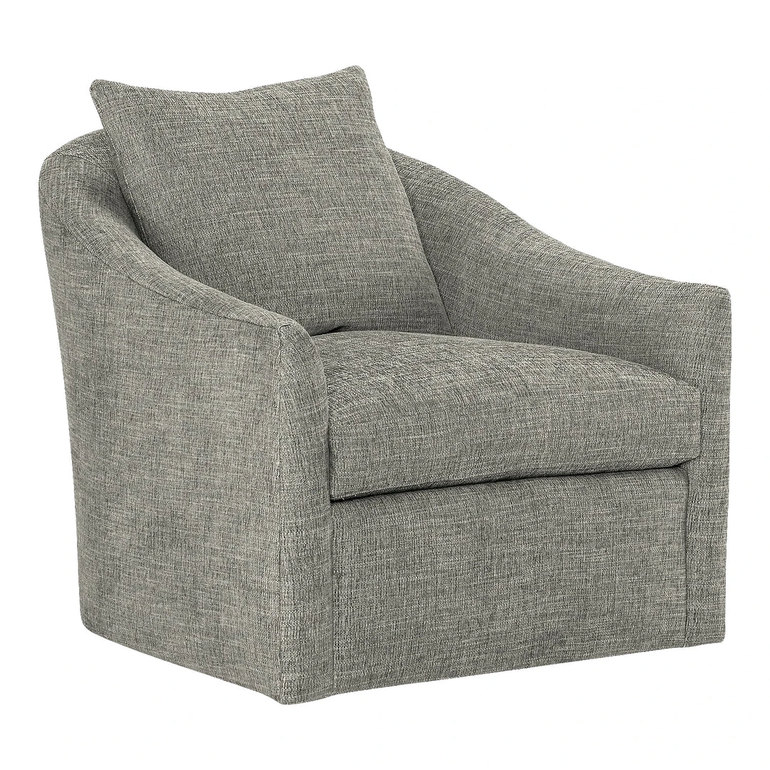 Lee 2996 Swivel Chair Living Room Lee Industries Oxford Fog