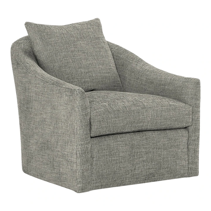 Lee 2996 Swivel Chair Living Room Lee Industries Oxford Fog